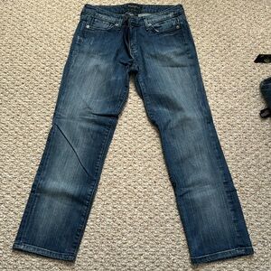 Size 27 (4) jeans from banana republic factory with slight distressed look